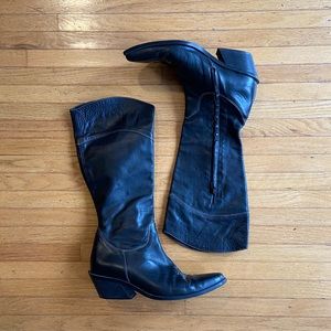 John Fluevog slouchy cowboy boots